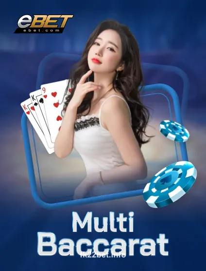 Giao diện Ebet Multi Baccarat Portrait tại fk22bet.info